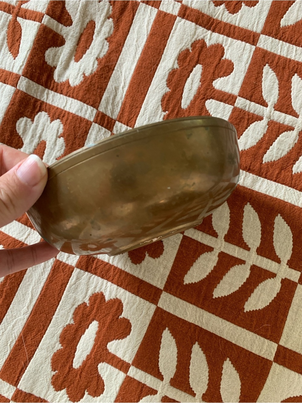 Silla Korean Souvenir Vintage Brass Bowl Collectible Item